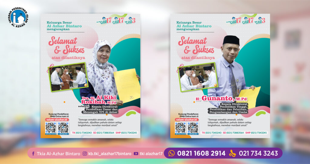 Selamat Kepada Bu Ai dan Pak Gun - TODDLER - KB - TK ISLAM AL AZHAR 17 ...